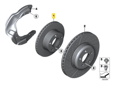Disco Frenos Delantero Bmw 125i 328i 240i 430i 320i