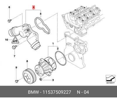 Toma Agua Con Termostato Bmw 320i 323 325i 328i 330i 97-06