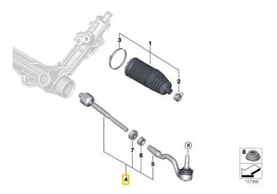 Bieleta De Direccion Delantera Bmw X6 X5 2007 - 2014