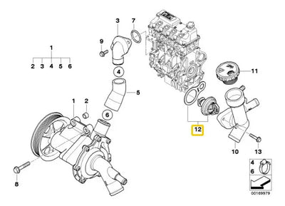 Termostato Motor Mini Cooper Cooper S John Cooper Works