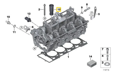 Tubo Para Bujia Bmw X5 550i 745i 645i 545i 740i 650i 760li