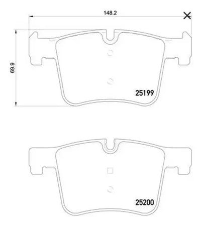 Balatas Frenos Delanteros Bmw 320 330 430 420 118 125 120 .