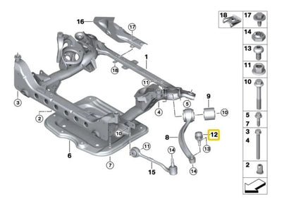 Rotula De Suspension Delantera Bmw 325i X1 M3 335i 330i .