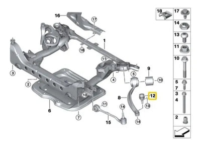 Rotula De Suspension Delantera Bmw X1 2010 Al 2016