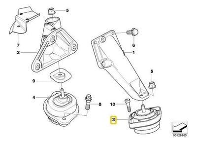 Soporte De Motor Bmw X3 2004 Al 2006
