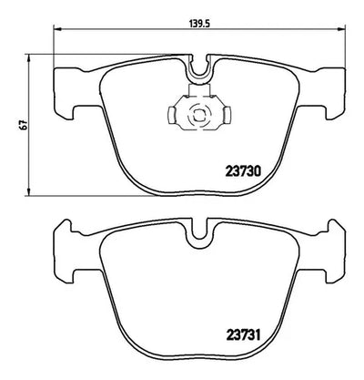 Balatas Frenos Traseros Bmw M5 M6 535i 545 740 750 760 X5 .