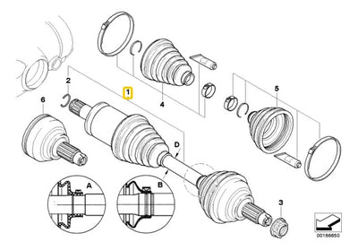 Flecha Delantera Bmw X5 2001 2002 2003 2004 2005 2006