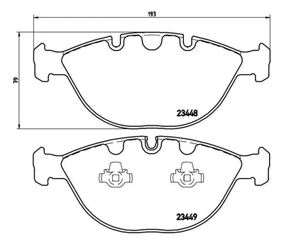 Balatas De Frenos Delanteros Bmw X5 2001 - 2006