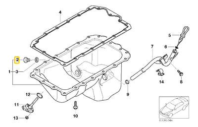 Tapon Purgador Aceite Motor Bmw 120i X5 540i 740i 730i 735