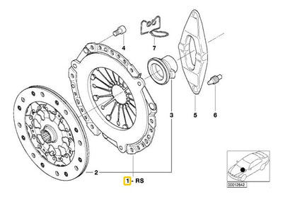 Clutch Plato Disco Y Collarin Bmw 325i X3 530i 320i 323i