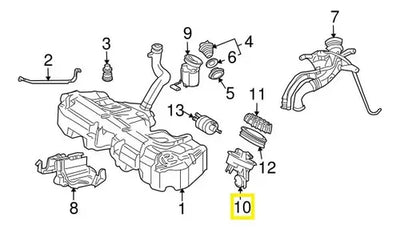 Sensor Nivel Combustible Mercedes C280 C350 C55 Amg 06-07