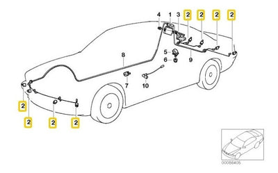Sensor De Estacionamiento Bmw X5 Z4 528i 535i 540i 545i M5