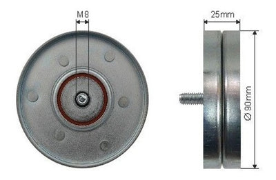 Polea Tensora Audi A4 Q5 A5 2009 2010 2011 2012