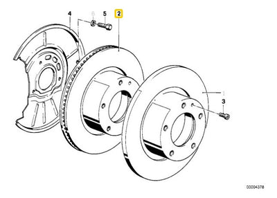 Disco De Frenos Delanteros Bmw 325i Z4 328i 320i 330i 323i