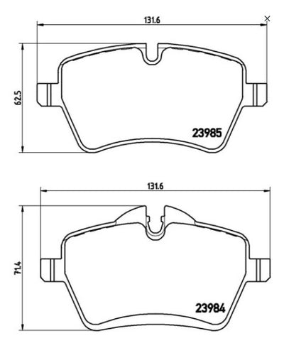 Balatas De Frenos Delanteros Mini Cooper S Jcw Countryman