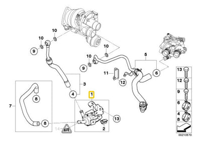 Bomba Agua Auxiliar Mini Cooper Clubman R56 R57 R58 R59 R60
