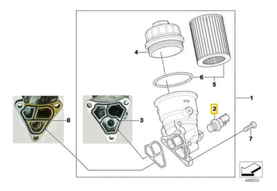 Bulbo Sensor Presion Aceite Motor Mini Cooper R53