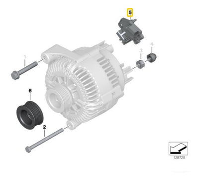 Regulador De Voltaje Alternador Bmw 325i X5 525i 745i 645i