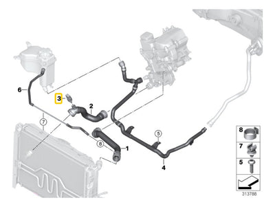 Sensor De Refrigerante Bmw Series X5 (todas) Mod 01/13