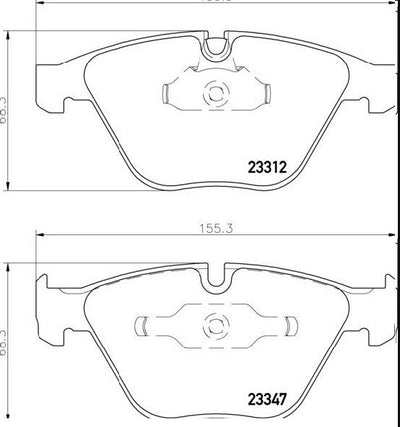 Balatas De Frenos Delanteros Bmw 525i 645i 530i 535i 545i