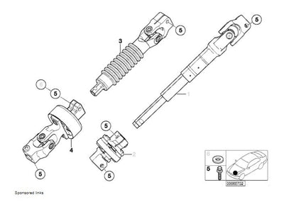 Acoplador De Direccion Bmw 325i 328i 320i 330i 323i M3