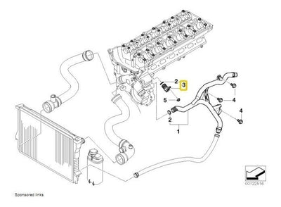 Tapon Ciego De Culata Bmw 530i 2004 Al 2005