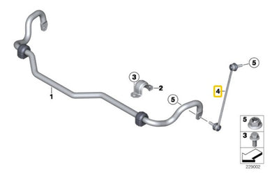 Tornillo Estabilizador Delantero Bmw X3 X4 2011 - 2018