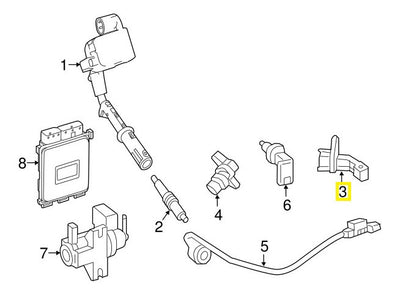 Sensor Posicion Cigueñal Mercedes C350 E350 Glk350 Slk350