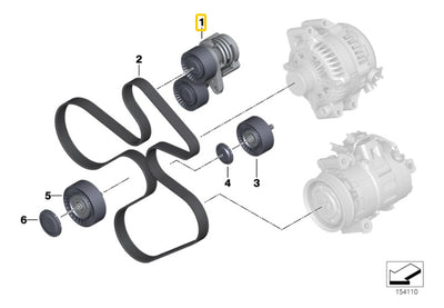 Tensor Doble De Banda De Accesorios Bmw 135 335i 535i M1 .