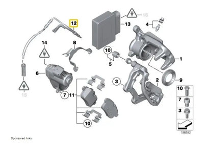 Sensor De Balatas Frenos Traseros Bmw Z4 2010 A 2016