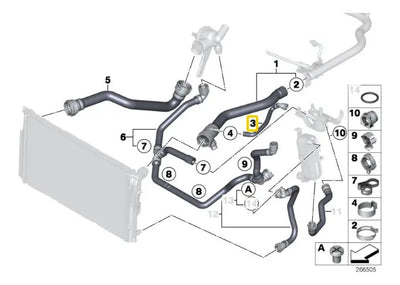 Manguera Tanque Anticongelante Bmw 118i 328i 220i 428i 125