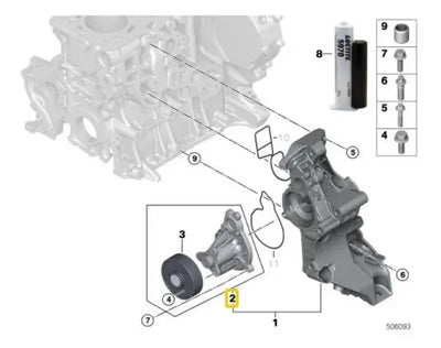 Bomba De Agua Para Bmw 118i 318i 2018 2019