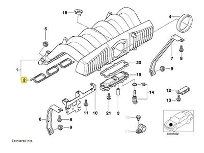 Junta Multiple De Admision Bmw 325i Z3 528 328 320 323 728