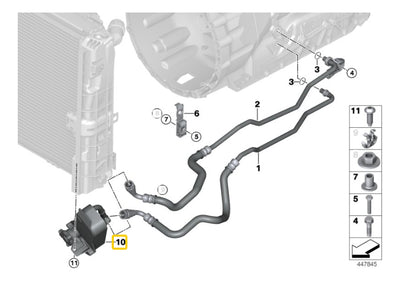 Enfriador Aceite Transmision Automatica Bmw Z4 2013-2014