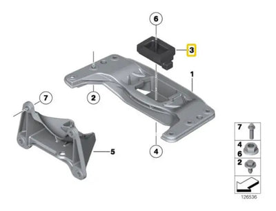 Soporte De Caja Trasmision Para Bmw 528i 520i 2012 Al 2016