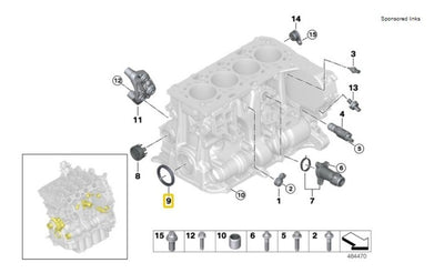 Reten Cigüeñal Delatero Bmw 120 320 X3 X4 X1 Mini Cooper S