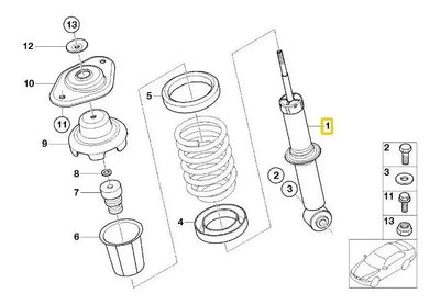 Amortiguadores Trasero Mini Cooper 2002-2006