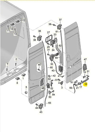 Manija Exterior Corrediza  Mercedes Benz Sprinter Crafter