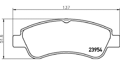 Balatas Trw Gdb1463 Peugeot 301 2013 2014 2015 2016 2017